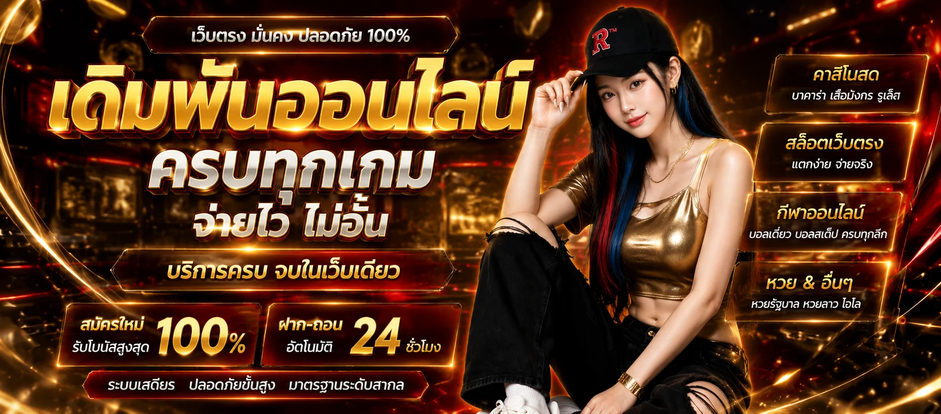 UFA221 คาสิโนออนไลน์ บาคาร่าสด ดีลเลอร์จริง ถ่ายทอดสดตลอด 24 ชั่วโมง